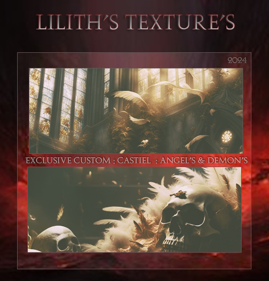 Lilith Textures: Skulls, Angel Feathers
Price: 300 points
Stipulations: Do NOT share!
