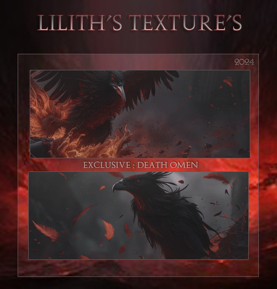 Lilith Textures: Death Omen
Price: 300 points
Stipulations: Do NOT share!
