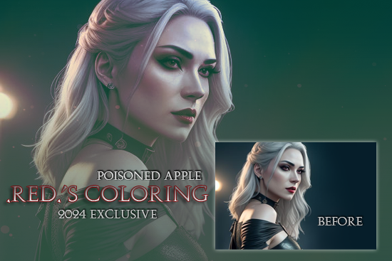 Lilith Colorings:  Poisoned Apple
Price: 200 points
Stipulations: Do NOT share!
