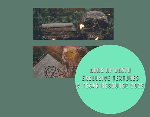 tegan textures: book of death
Price: 300 points
Stipulations: Do NOT share!
