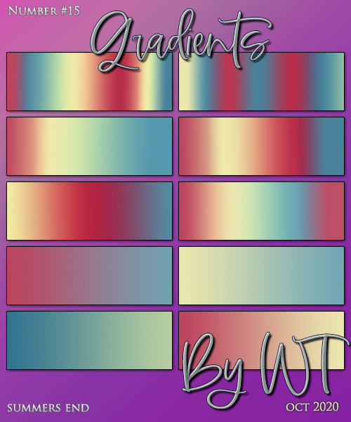 WT: Gradients 15 - Summers End
Description:	Price: 200 points
Stipulations: Do NOT share!
