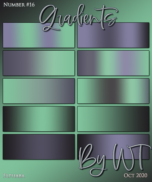 WT: Gradients 16 - Elphaba
Description:	Price: 200 points
Stipulations: Do NOT share!
