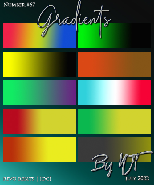 WT Gradients:  67 DC
Description:	Price: 200 points
Stipulations: Do NOT share!
