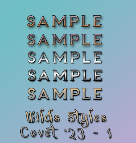 WT Styles: covet 23 - 1
Price: 350 points
Stipulations: Do NOT share!
