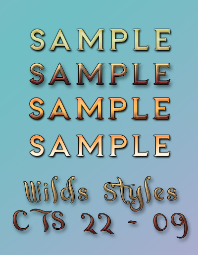 WT Styles:  CTS 22-9
Price: 350 points
Stipulations: Do NOT share!
