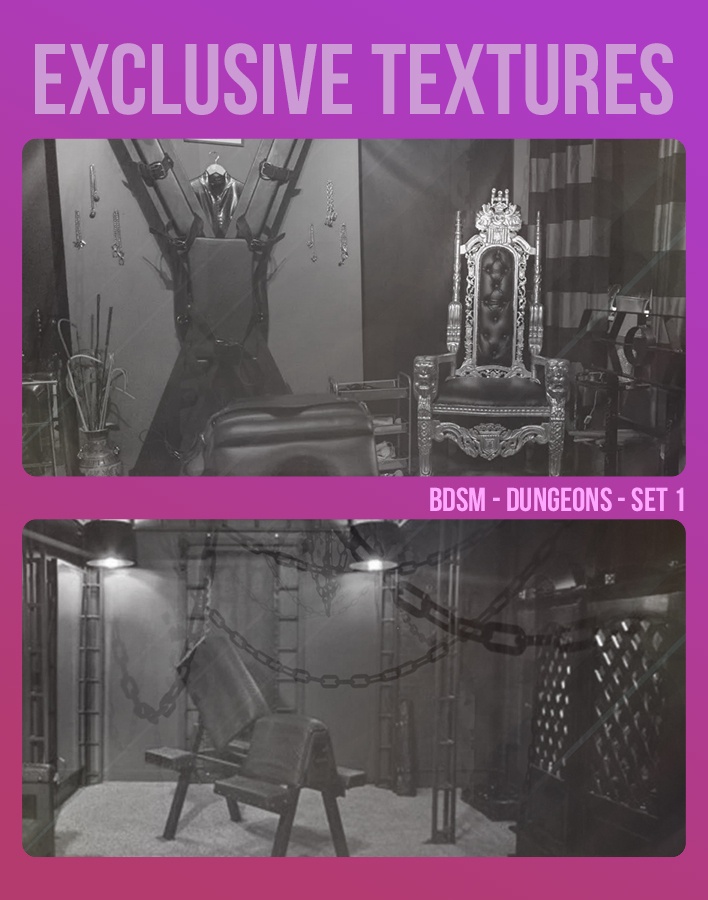 nymphie textures: bdsm dungeons set 1
Price: 300 points
Stipulations: Do NOT share!
